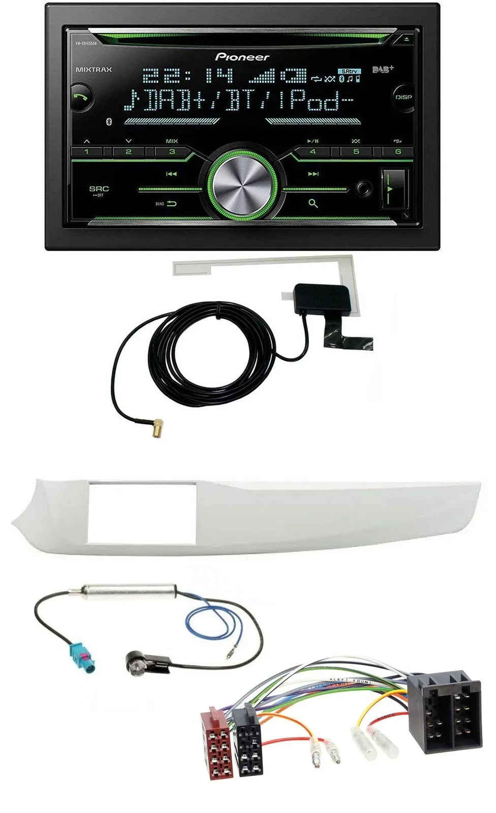 Pioneer CD USB MP3 Bluetooth 2DIN DAB Autoradio für Alfa Romeo Giulietta 2010-20