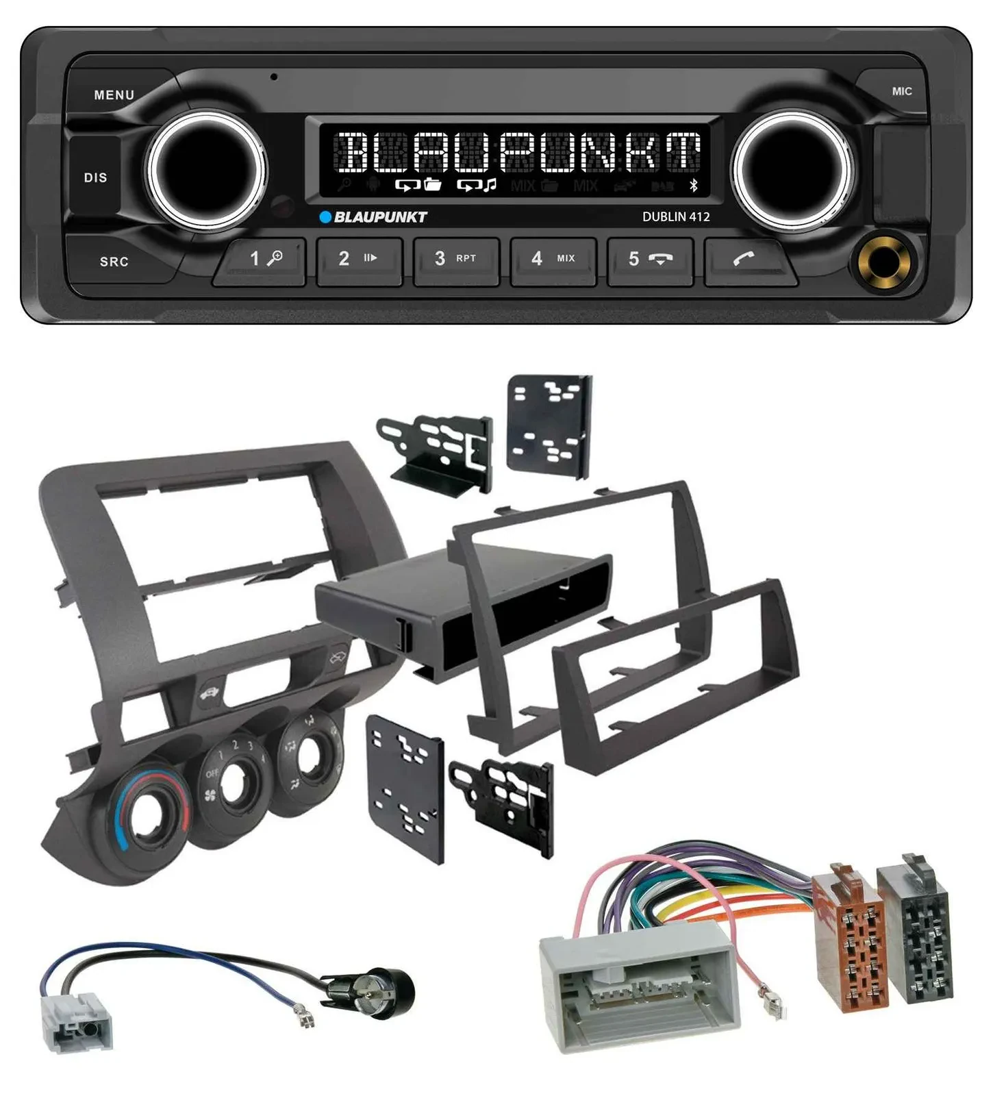 Blaupunkt MP3 Bluetooth USB AUX Autoradio für Honda Fit 06-07 nur US-Importe