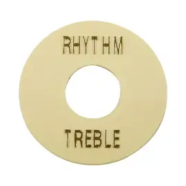 Hosco H-LP-SW-I  накладка "Rhythm-Treble" под 3-позиционный переключатель, Ivory