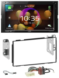 JVC DAB MP3 2DIN Bluetooth USB Autoradio für Nissan Qashqai 2007-2013