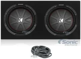 Kicker 48CWR124 12" CompR CWR124 Dual 4-ohm Car Subwoofer