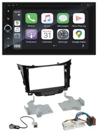 Blaupunkt 2DIN Bluetooth DAB USB DVD MP3 Autoradio für Hyundai i30 (ab 12)