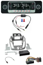 Dietz MP3 DAB Bluetooth USB Autoradio für Ford Transit Connect mit Display 12-18