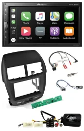 Pioneer USB Lenkrad DAB 2DIN Bluetooth Autoradio für Mitsubishi ASX 2010-2014