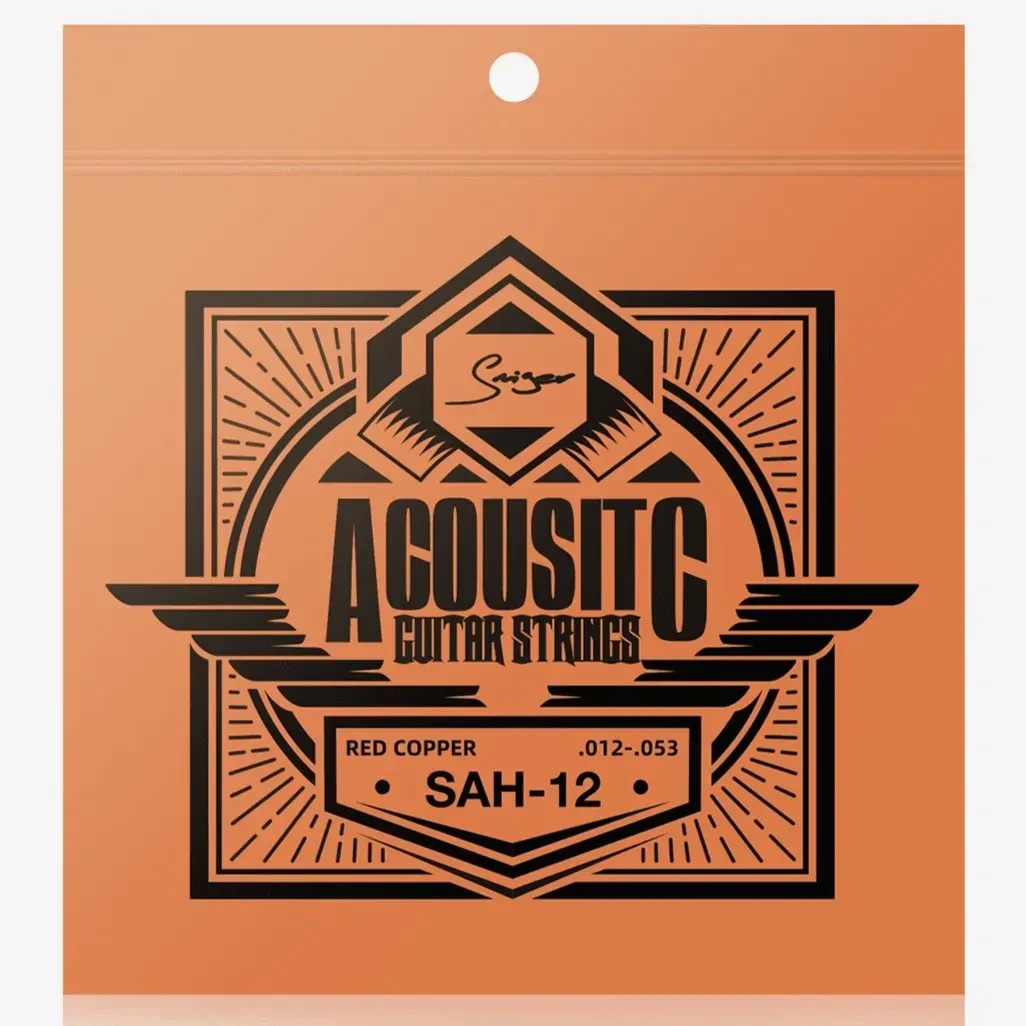 Струны для акустической гитары Smiger SAH-12 Red Copper 12-53