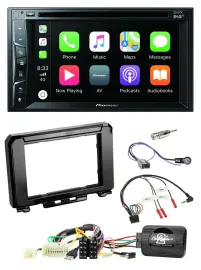 Автомагнитола Pioneer 2DIN USB/DVD Bluetooth DAB для Suzuki Jimny GJ, поддержка управления с руля