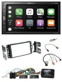 Pioneer USB Lenkrad DAB 2DIN Bluetooth Autoradio für Jeep Grand Cherokee 2011-20