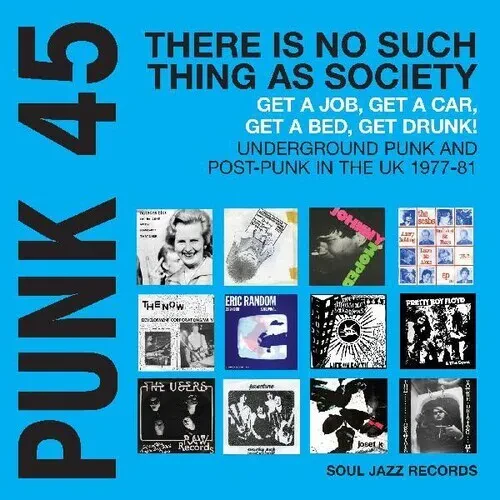 Виниловая пластинка Various Artists – PUNK 45: There Is No Such Thing As Society Get A Job (2 LP, релиз 2024)