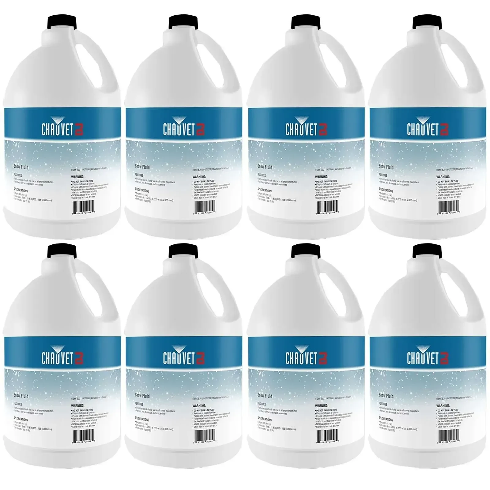 Жидкость для генератора снега Chauvet DJ SJU Snow Refill Juice Fluid (30 литров)