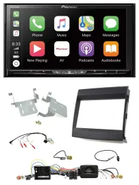 Pioneer 2DIN Lenkrad USB DAB DVD Bluetooth Autoradio für Porsche Cayenne 2011-20