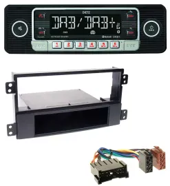 Dietz USB DAB MP3 Bluetooth Autoradio für Hyundai Sonata NF 02-05 schwarz