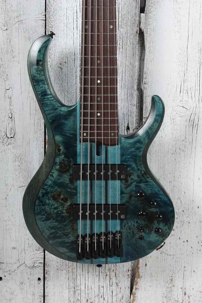 Ibanez BTB946 Bass 6 String Electric Bass Guitar Cosmic Blue Low Gloss