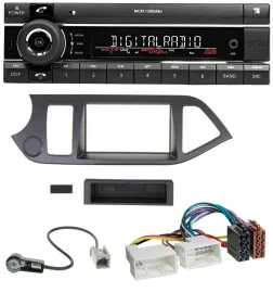 Kienzle Bluetooth MP3 USB DAB Autoradio für Kia Picanto ab 2011 ohne Start-Stop