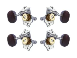 GROVER U98-18CR Sta-Tite Geared Ukulele Pegs 4 pcs. Chrome