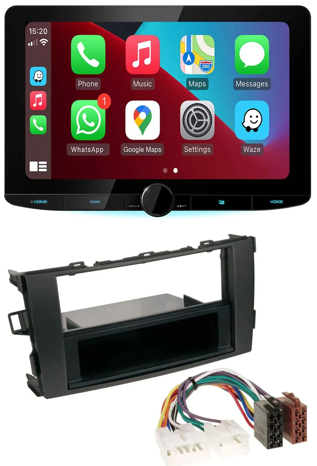 Kenwood MP3 USB DAB Bluetooth Autoradio für Toyota Auris (ab 2007)