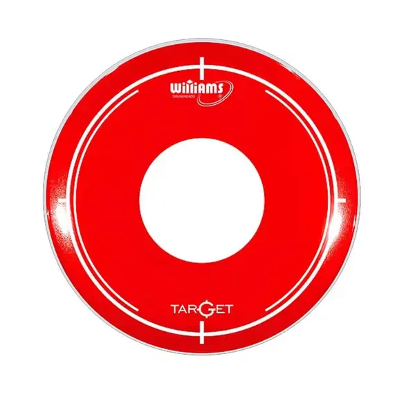 Пластик для барабана Williams 20" Target Dot Red RDT2