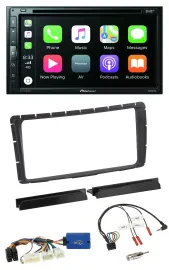 Автомагнитола Pioneer 2 DIN DVD DAB Bluetooth USB для Toyota Hilux (с 2011)