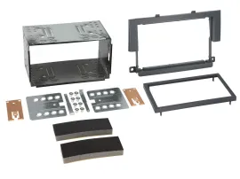 Einbaurahmen Set Doppel DIN Autoradio für Mitsubishi Colt 2004-2009