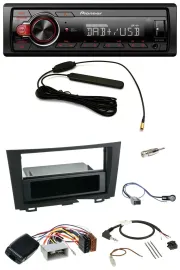 Pioneer MP3 DAB 1DIN Lenkrad USB Autoradio für Honda CRV (2006-2012)