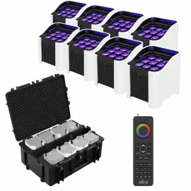 Светодиодный прибор Chauvet DJ Freedom Par H9 IP White с аксессуарами (8 штук)