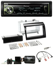 Pioneer DAB USB MP3 Lenkrad CD Autoradio für Fiat Ducato 12-15 piano schwarz