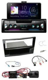 Pioneer USB Lenkrad Bluetooth DAB Autoradio für Opel Corsa D Klavierlack 09-14