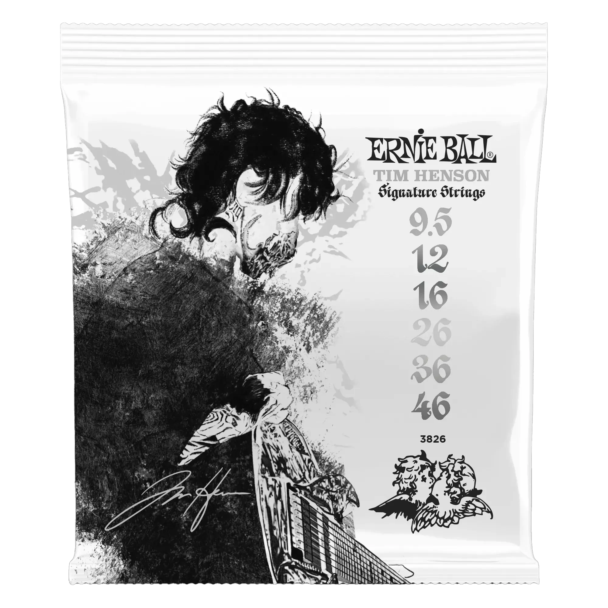 Струны для электрогитары Ernie Ball 3826 Tim Henson Slinky Cobalt 9.5-46