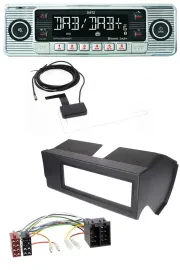 Dietz Bluetooth USB MP3 DAB Autoradio für Fiat Panda (bis 2002) - schwarz