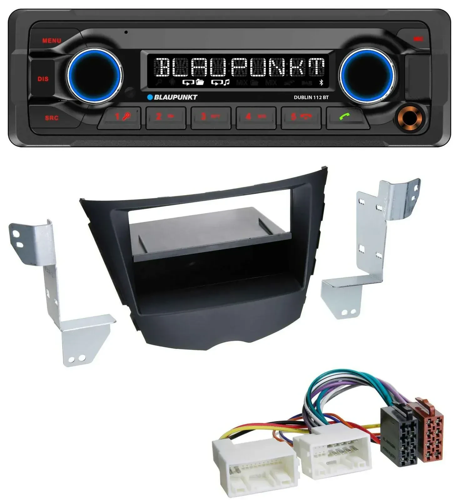 Blaupunkt MP3 Bluetooth USB AUX Autoradio für Hyundai Veloster (ab 2011)