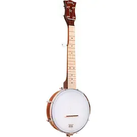 Банджо Gold Tone Left-Handed Plucky Traveler Banjo with Gig Bag Vintage Brown
