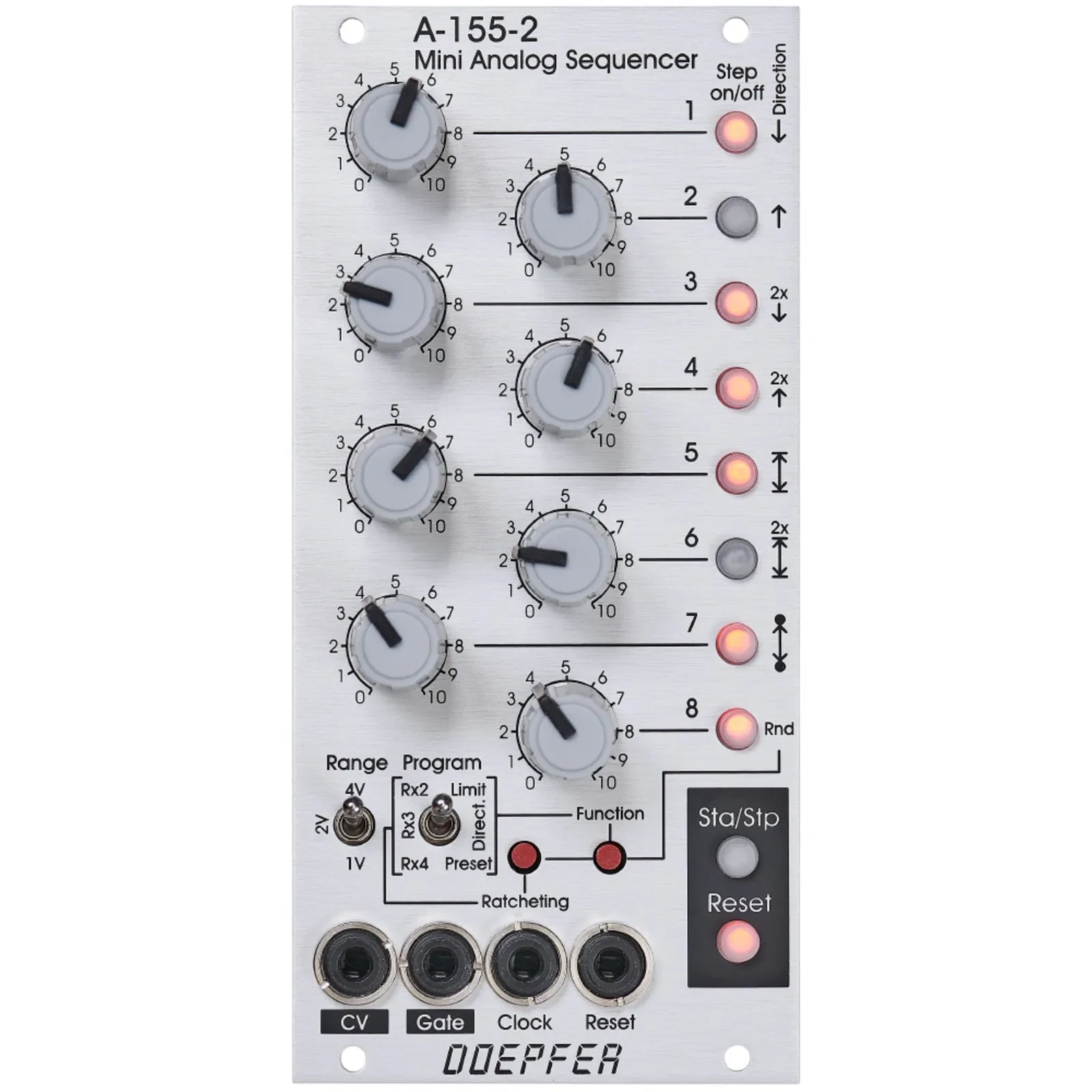Модульный студийный синтезатор Doepfer A-155-2 Miniature Analog Sequencer