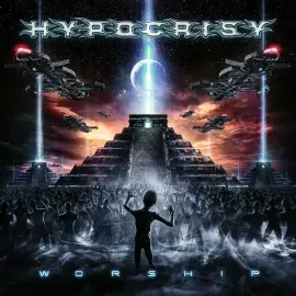 Виниловая пластинка Hypocrisy - Worship [New Vinyl LP] Explicit, Blue, Clear Vinyl, Gatefold LP Jack