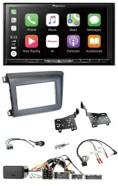 Pioneer 2DIN Lenkrad USB DAB DVD Bluetooth Autoradio für Honda Civic US Modelle