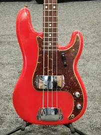 Fender Custom Shop 66 Precision Bass Journeyman Relic 4-String Bass  Hot Rod Red