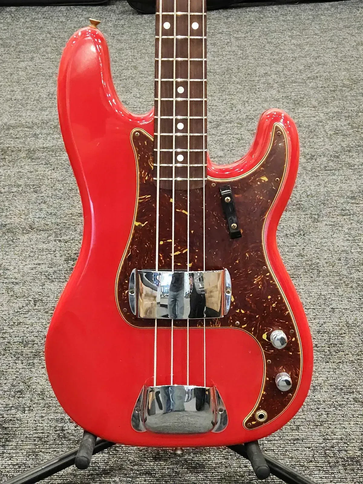 Fender Custom Shop 66 Precision Bass Journeyman Relic 4-String Bass  Hot Rod Red