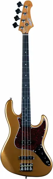 Бас-гитара JET Guitars JJB-300 Jazz Bass Rosewood FB Gold