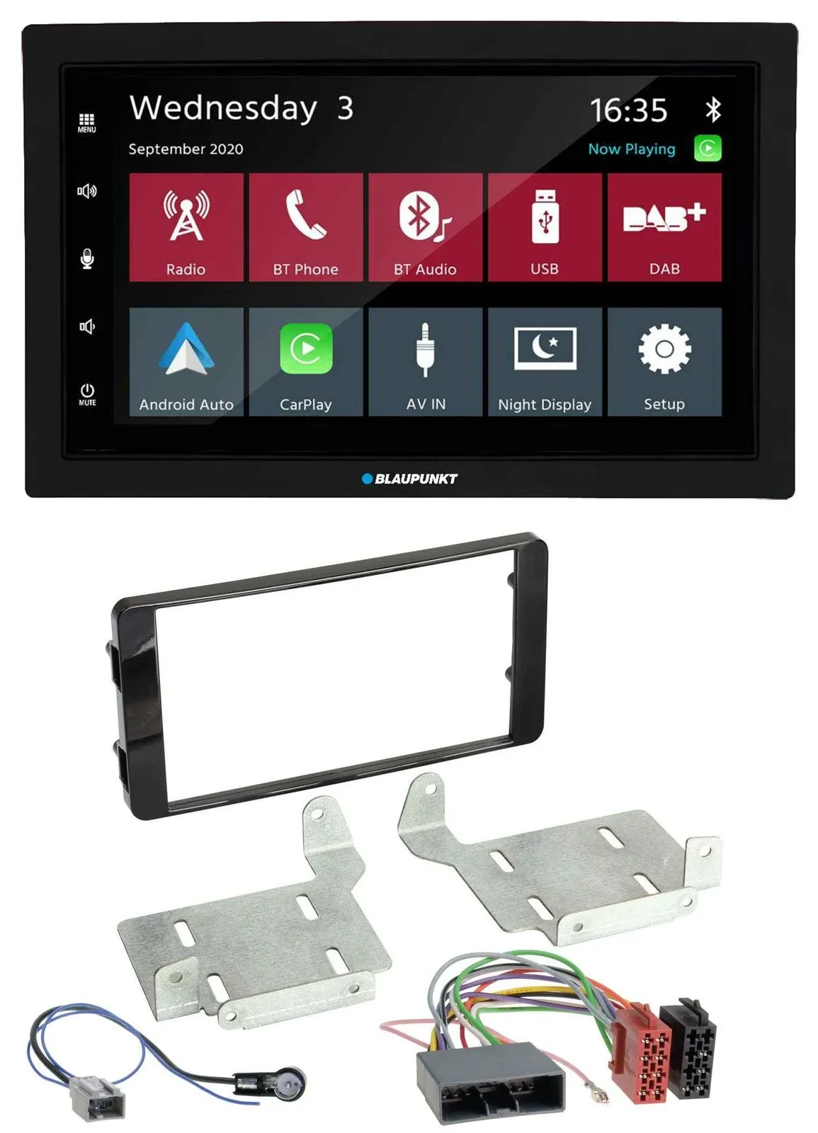 Blaupunkt DAB Bluetooth USB MP3 2DIN Autoradio für Mitsubishi ASX (ab 2015)