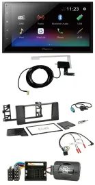 Pioneer DAB Lenkrad Bluetooth 2DIN USB Autoradio für BMW 5er E39 01-04 Aktivsyst