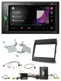 Pioneer 2DIN Lenkrad DAB USB Bluetooth Autoradio für Porsche Cayenne 11-16 Infoa