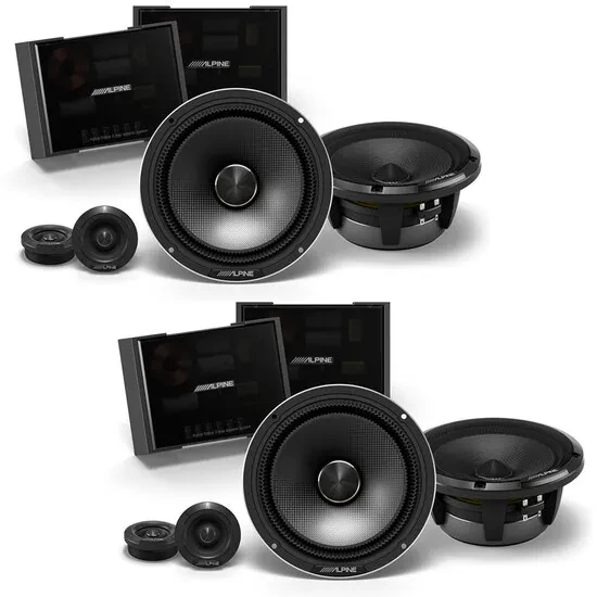 Alpine HDZ-65CS 200W RMS 6.5” Component Speaker (2-Pairs)