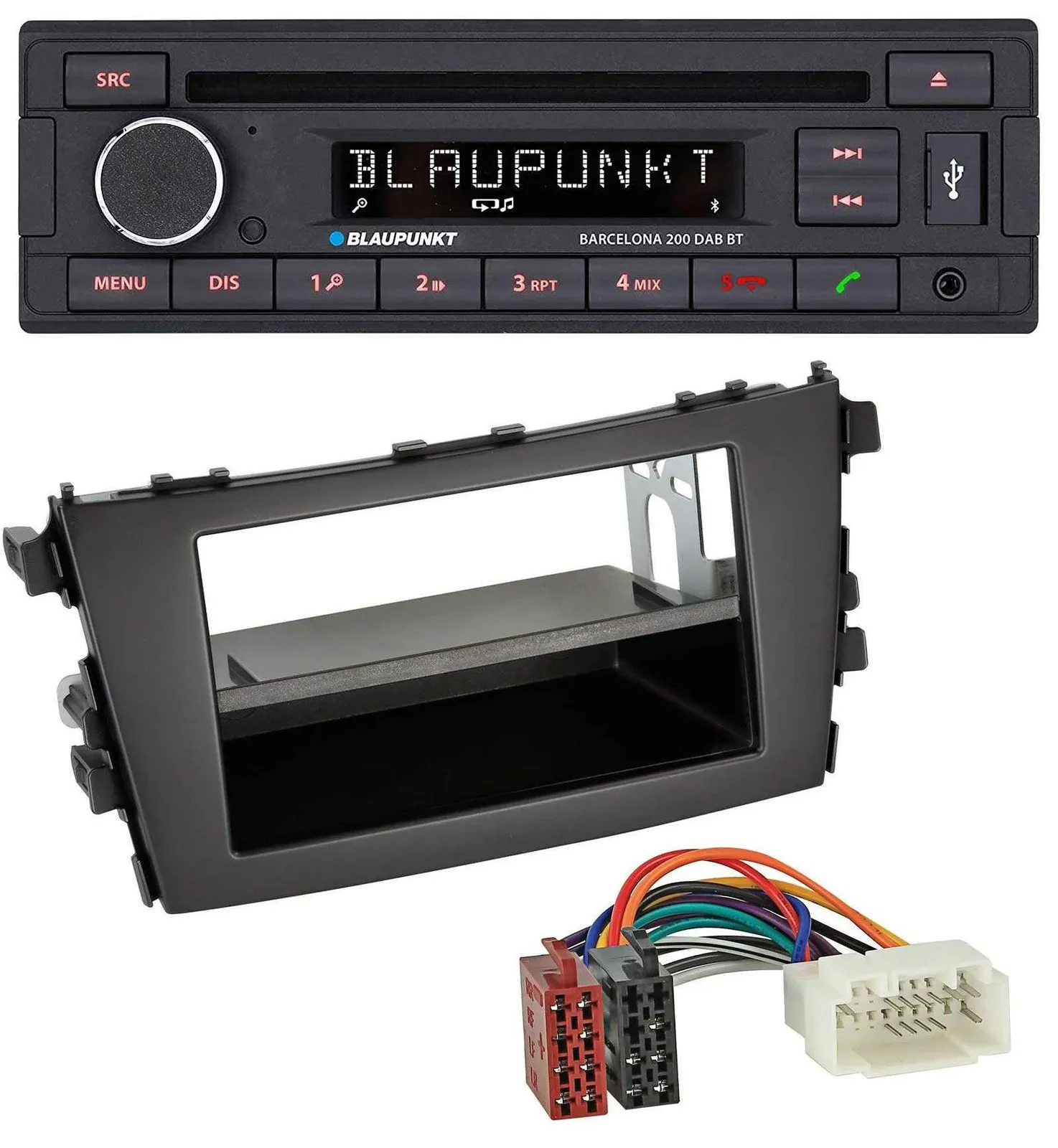 Blaupunkt USB DAB CD Bluetooth MP3 Autoradio für Suzuki Celerio (LF, ab 2014)