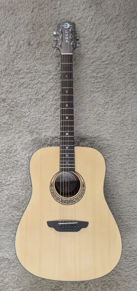 Luna Guitars GYP MUS PK - Gypsy Muse Dreadnought Acoustic Guitar