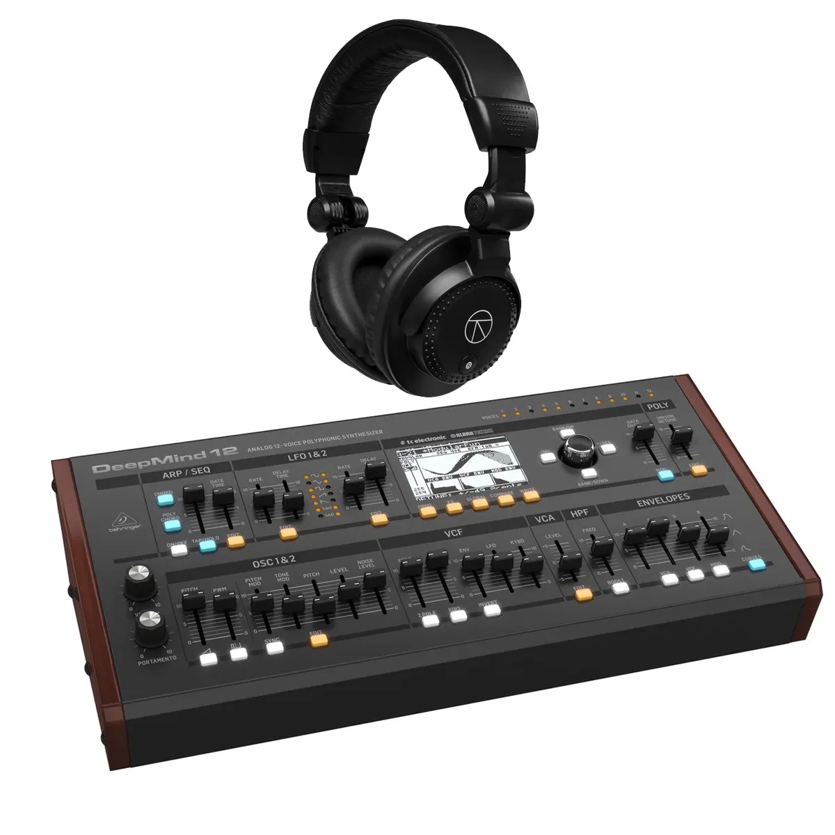 Behringer DEEPMIND 12D True Analog 12-Voice Polyphonic Desktop Synthesizer with