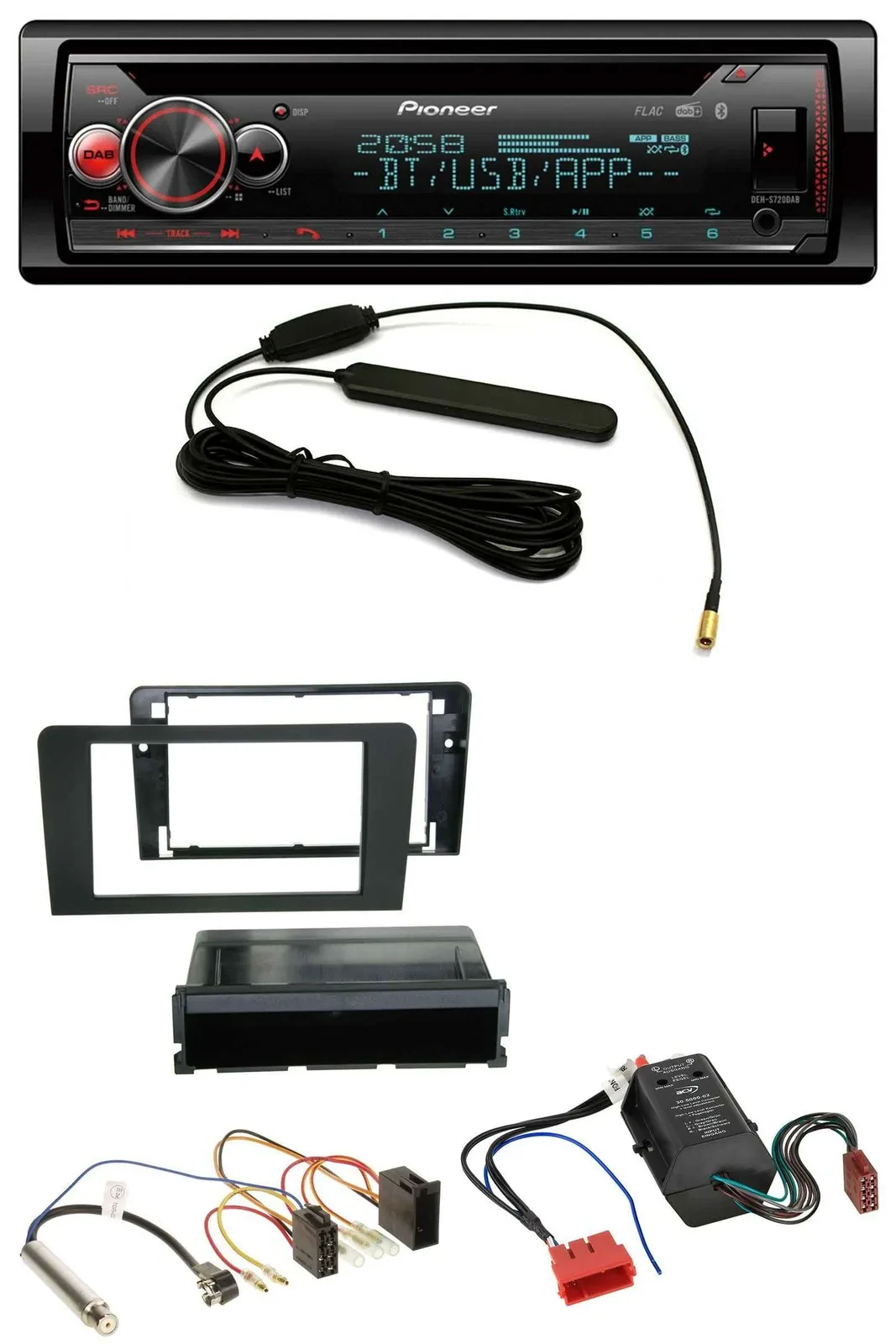 Pioneer USB DAB MP3 Bluetooth CD Autoradio für Audi A3 8P 03-06 Symphony Bose Ak