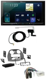 Pioneer 2DIN DAB USB MP3 Bluetooth Autoradio für Mitsubishi Eclipse 4G 05-12