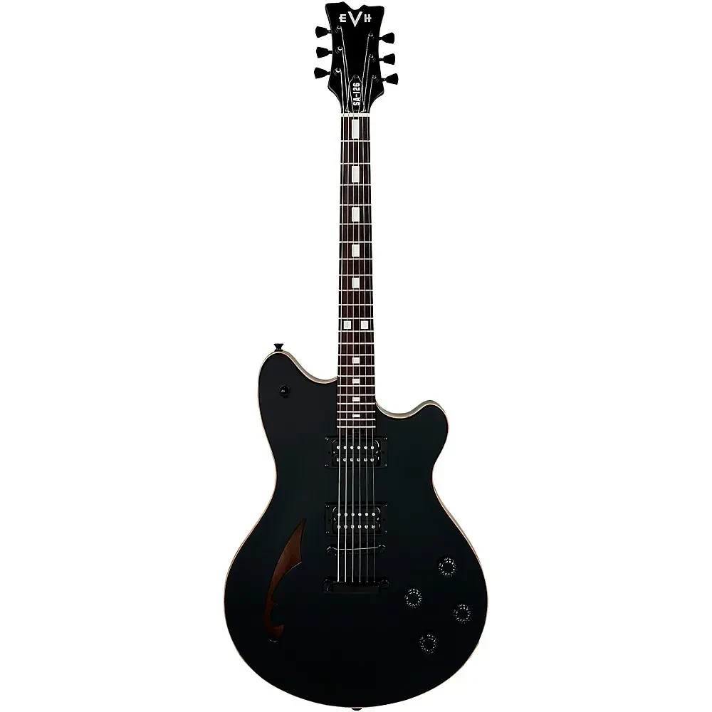 Электрогитара полуакустическая EVH SA-126 Standard Piano Black