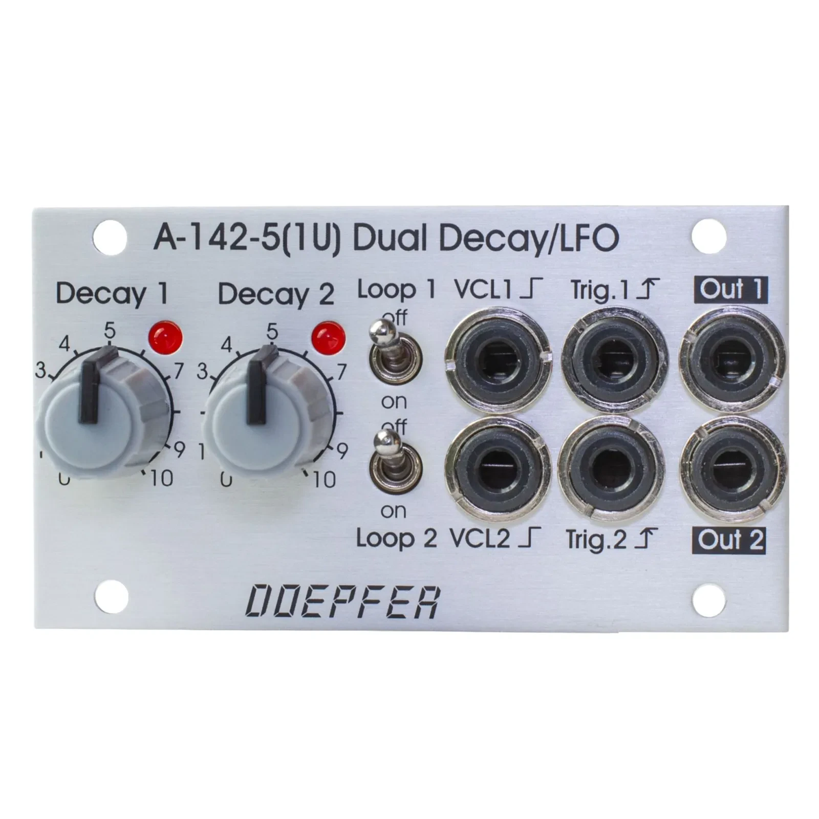 Doepfer A-142-5 1U Dual Decay/LFO - Envelope Modular Synthesizer