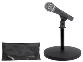 Микрофон проводной Samson SAQ8X Black со стойкой