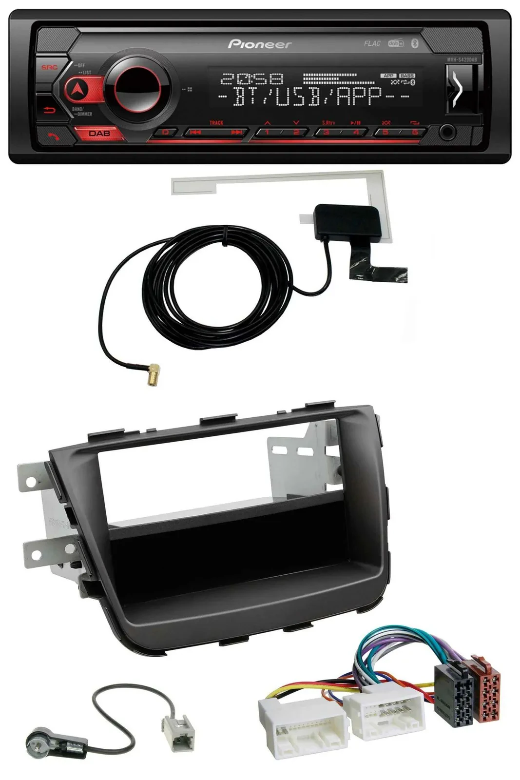 Pioneer DAB USB MP3 Bluetooth Autoradio für Kia Sorento II XM Facelift 12-15