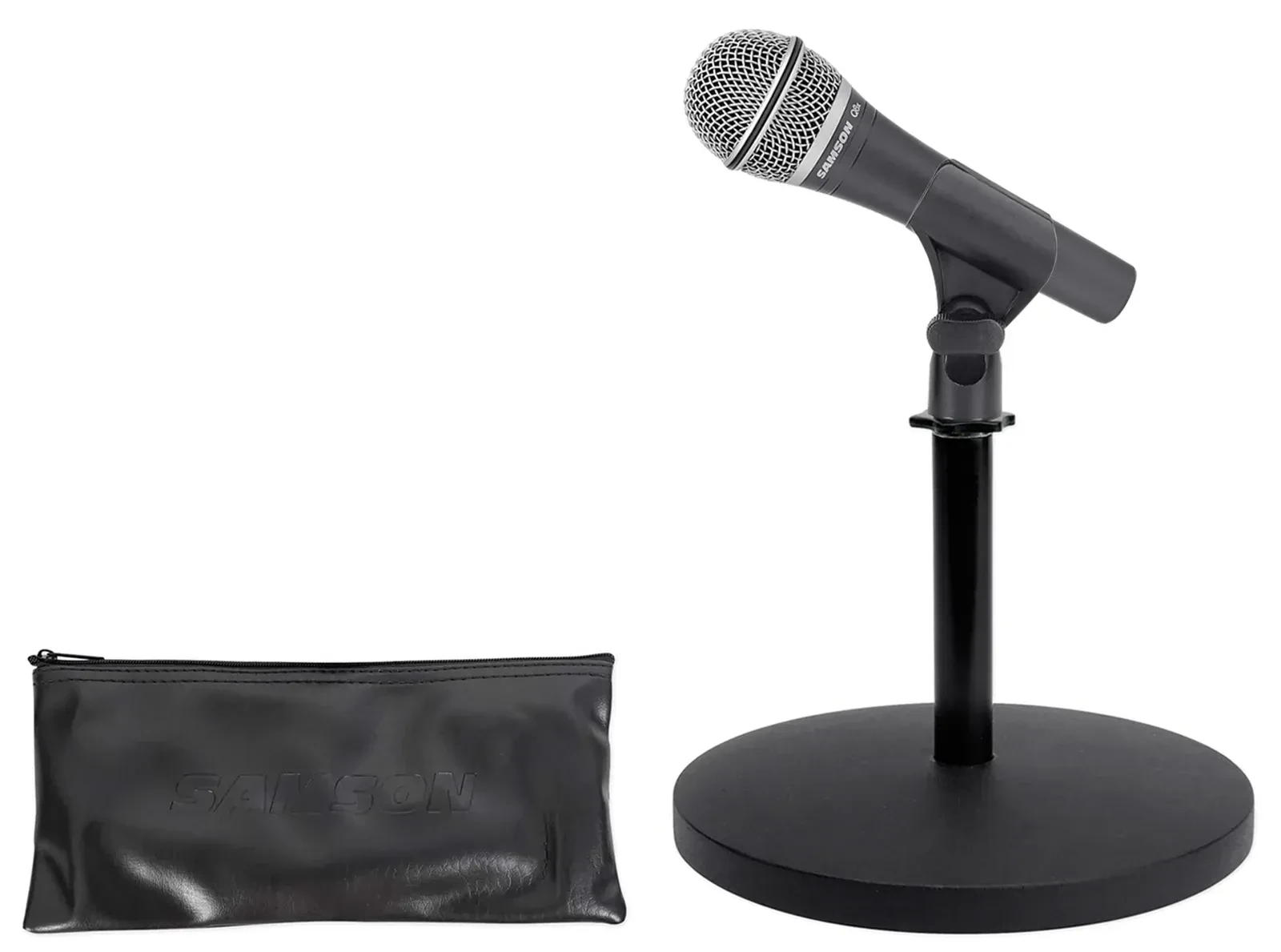 Микрофон проводной Samson SAQ8X Black со стойкой
